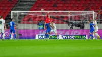 Slovenska nogometna vrsta z Madžarske s porazom (FOTO)