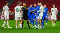 Slovenska nogometna vrsta z Madžarske s porazom (FOTO)