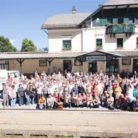 Skupinski posnetek na Bledu