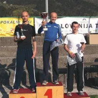 Najhitrejši, z leve: Mirko Janjatovič, Tomaž Ferjančič, Aljoša Smolnikar