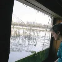 Voda tu seže nad raven zastekljenega okna, tako da obiskovalci lahko hkrati opazujejo dogajanje v vodi in nad njo 