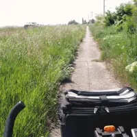 Na madžarskem delu trase je malo manj luksuza.