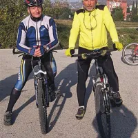 Metod Mezek (levo) in Nevio Santin sta dopolnila  poznavanje trase