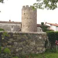 Februarja lani so sporno luknjo v grajskem zidu sanirali