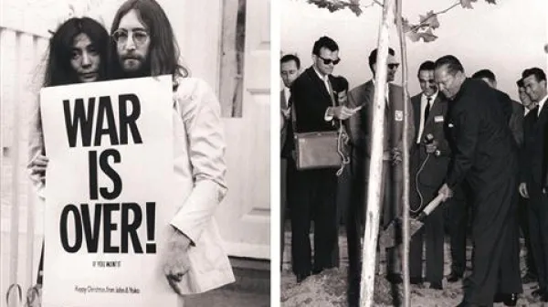 Yoko Ono, Lennon in Tito - konceptualna akcija v Monfortu