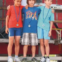 Najhitrejši letnika 2003: Nejc Žagar, Svit Kramar Roš, Andrej Skočir 