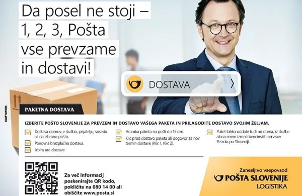 Po&scaron;iljanje paketov s Po&scaron;to Slovenije