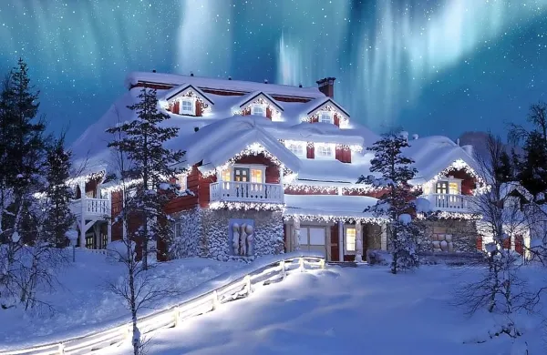 Puhasta snežna odeja se na Laponskem obdrži več kot 250 
dni v letu!