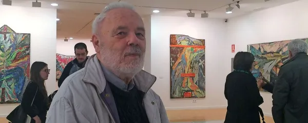 Emerik Bernard je bil nad razstavo v  prestižnem  kulturnem 
centru Circulo de Bellas Artes navdušen. 