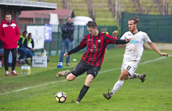 Luka Žižmond (levo) in Tim Vodeb bosta tudi jutri (verjetno) 
tekmeca na igrišču v Vipolžah.