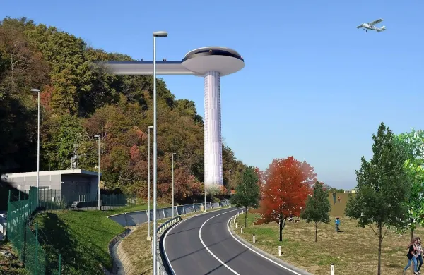 Dvigalo na Markovec, kot so ga zasnovali Draft arhitekti