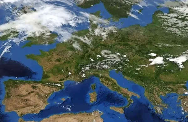 Nad večjim delom Evrope se krepi anticiklon.
