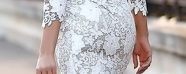 Obleka, ki se je ne bi branila niti nevesta.