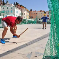 Festival Pandolo na Mediteranu so izkoristili tudi za počastitev 25. obletnice uradne obuditve te tradicionalne igre.