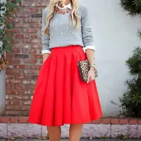  To jesen si privoščimo rdeče plasirano krilo.