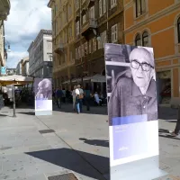 Na prvem Slofestu pred štirimi leti so na ulico Cassa di 
risparmio postavili slovenske pisatelje.   