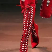 Zračni in elegantni škornji iz 
semiša