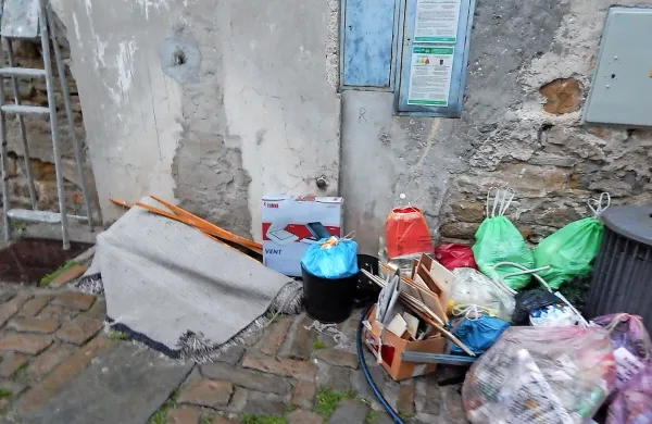 Prizor s piranske ulice. 