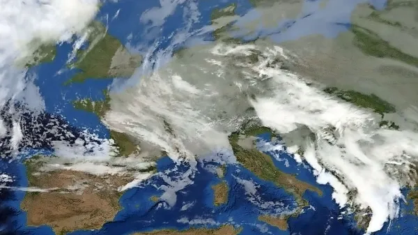 Ciklon nad Sredozemljem slabi.