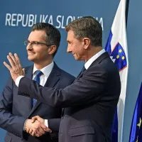 Marjan Šarec in Borut Pahor