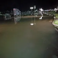 V Strunjanu jih je poplavilo za oba kroga volitev (foto)