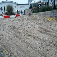 V Strunjanu jih je poplavilo za oba kroga volitev (foto)