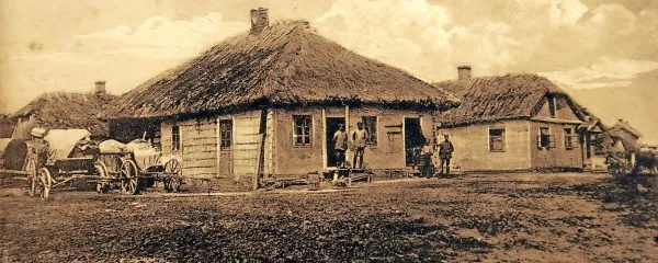 Ozierany, vas kjer je Jurkovič živel leta 1917. 