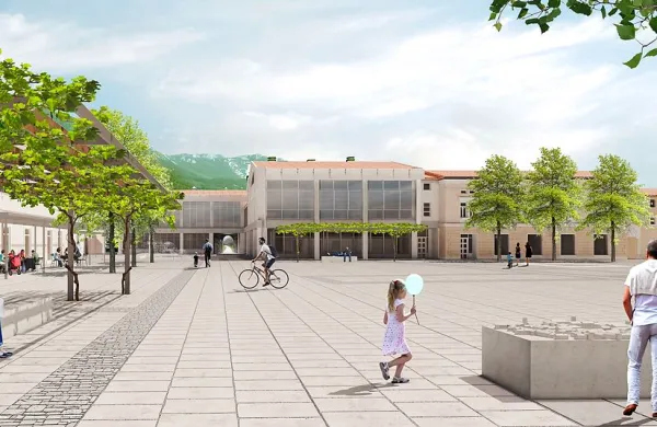 Zasnova prenovljenega Lavričevega trga