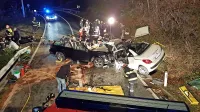 Razdejanje po petkovem trku pri Dolnji Bitnji