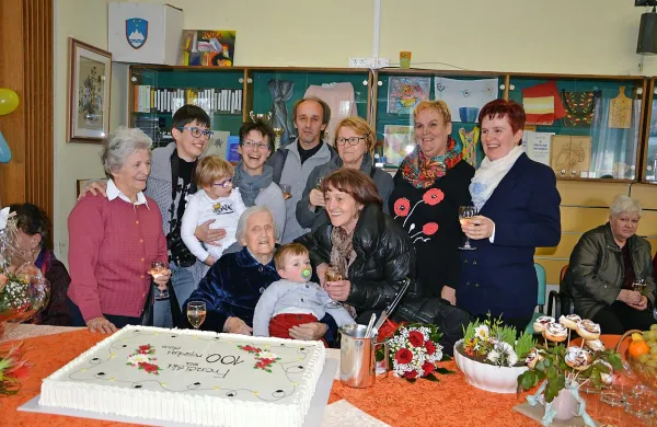 Nazdravili so stoletnici Frančiški Čotar
