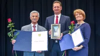 Občinski priznanji Angeli Lampe in Dušanu Milenkoviču