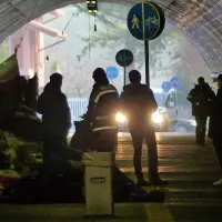 Goriški predor Bombi so izpraznili in zaprli