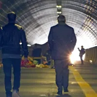Goriški predor Bombi so izpraznili in zaprli
