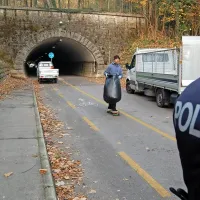Goriški predor Bombi so izpraznili in zaprli