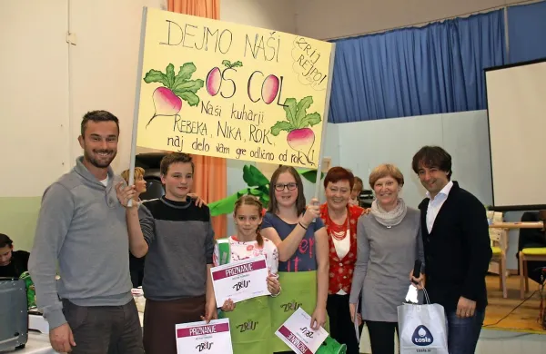 Zmagovalna ekipa iz Osnovne šole Col