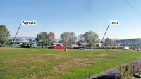 Zemljišča, kjer bodo v prihodnje uredili razvojno-raziskovalno 
središče, se nahajajo nasproti Agrarie in Indeja, loči pa jih 
kanal Badaševica. 



 

