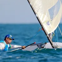Vasilij Žbogar med olimpijsko regato v Riu de Janeiru