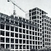 Skelet šempetrske bolnišnice leta 1965.
