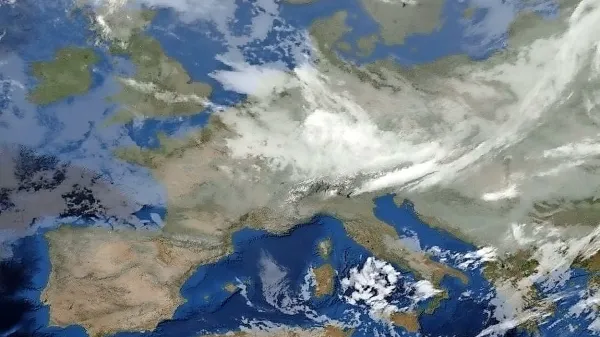 Nad večjim delom Evrope se je v preteklih dneh okrepil 
anticiklon.