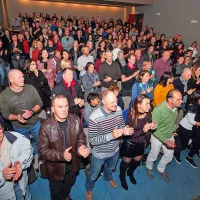 Rudi Bučar na razprodanem koncertu predstavil novo ploščo (foto)