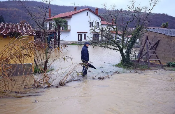 Poplavljena strunjanska dolina