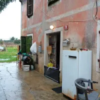 V Strunjanu je voda zalila le dom Bruna Sluge.  