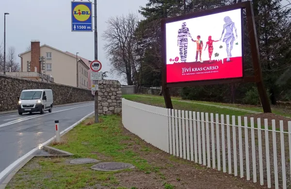Poleg botaničnega vrta je edina  dediščina z območja sežanske občine, ki je v treh mesecih dobila  prostor na panoju,  Živi 
muzej Krasa.