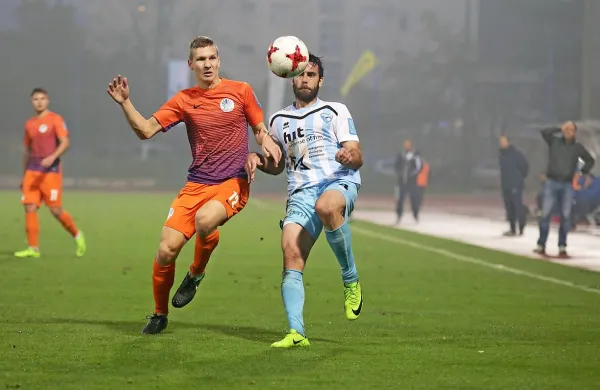 Matija Škarabot (desno) je bil s štirimi podajami ob Dejanu 
Žigonu najboljši podajalec Gorice v jesenskem delu. 