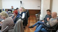 Na seji so svetniki prisluhnili tudi pobudnikoma za ustanovitev nove krajevne skupnosti, Janiju Komelu in Matjažu 
Možetu.