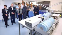 Nova sterilizacija SBI v nizu kletnih prostorov ima najsodobnejšo opremo za steriliziranje vseh potrebščin, od 
skalpela do postelje.  