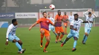 Nogometaši Ankarana (v oranžnih dresih) so jeseni pokazali 
nekaj bojevitih predstav, tudi v Novi Gorici.