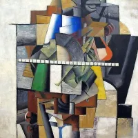 Kazimir Malevič:  Portret Mikhaila Matjuschina (1913)