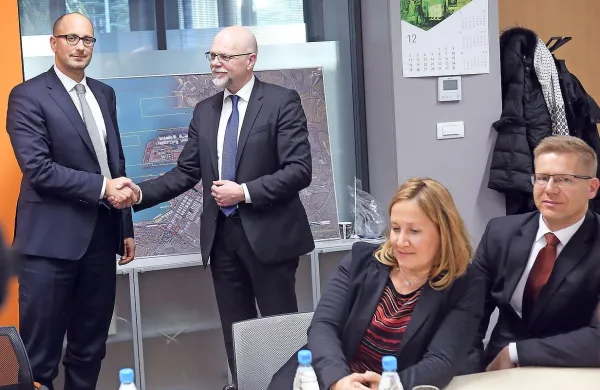 Uroš Ilić, Dimitrij Zadel, Irma Gubanec in Metod Podkrižnik