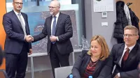 Uroš Ilić, Dimitrij Zadel, Irma Gubanec in Metod Podkrižnik